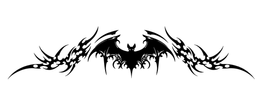 Bat Tramp Stamp — Halloween Temporary Tattoo | Phase