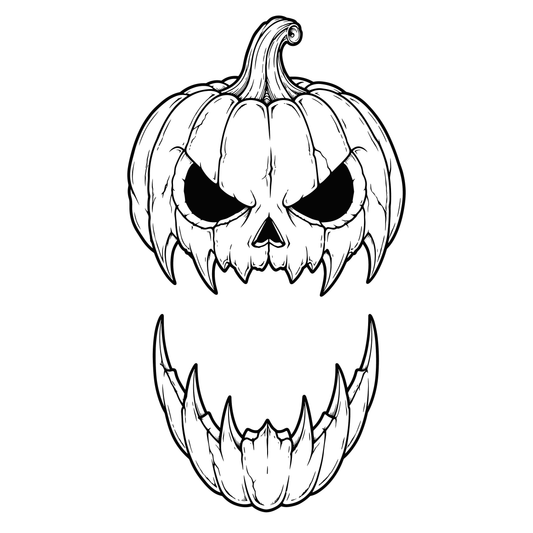 Jack-O-Lantern — Halloween Temporary Tattoo | Phase