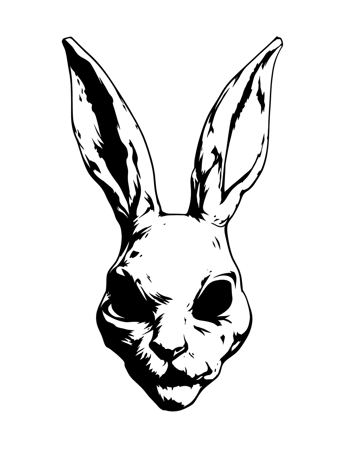Dark Bunny — Halloween Temporary Tattoo | Phase