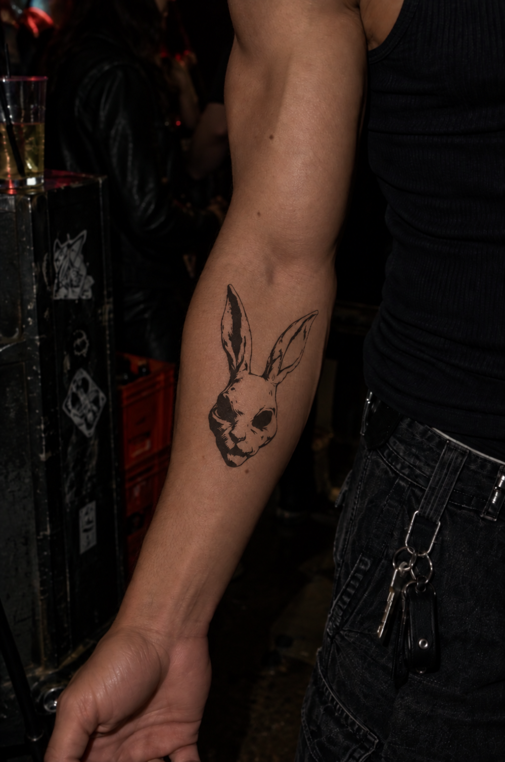 Dark Bunny — Halloween Temporary Tattoo | Phase